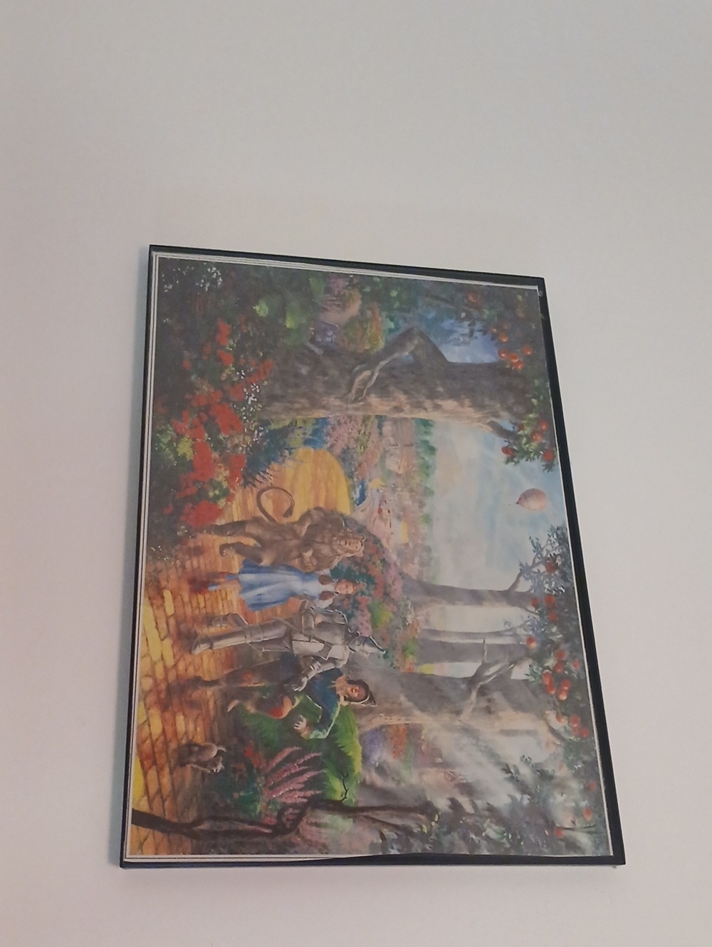 Wizard of Oz Multicolor Art Print — Framed Wall Art